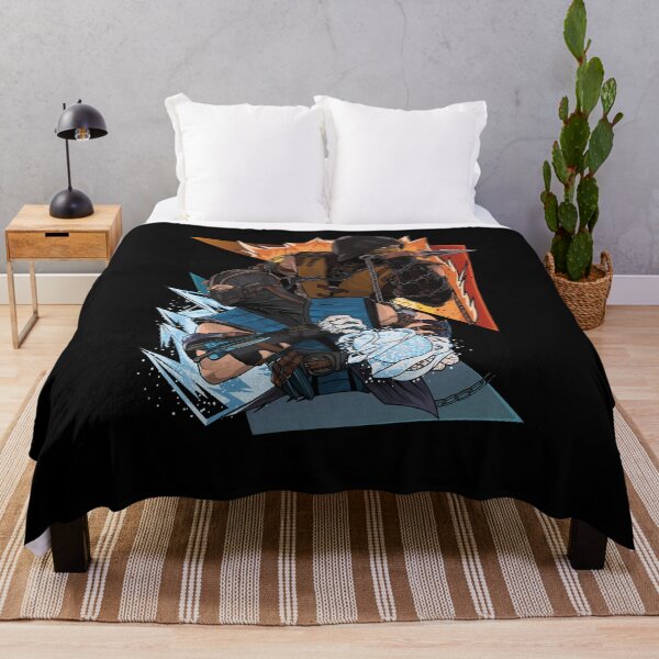 Item preview, Scorpion and Sub-Zero Fire and Ice Dual Art designed and sold by PAULDRAW12.