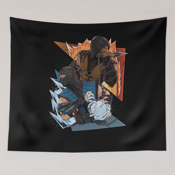 Item preview, Scorpion and Sub-Zero Fire and Ice Dual Art designed and sold by PAULDRAW12.