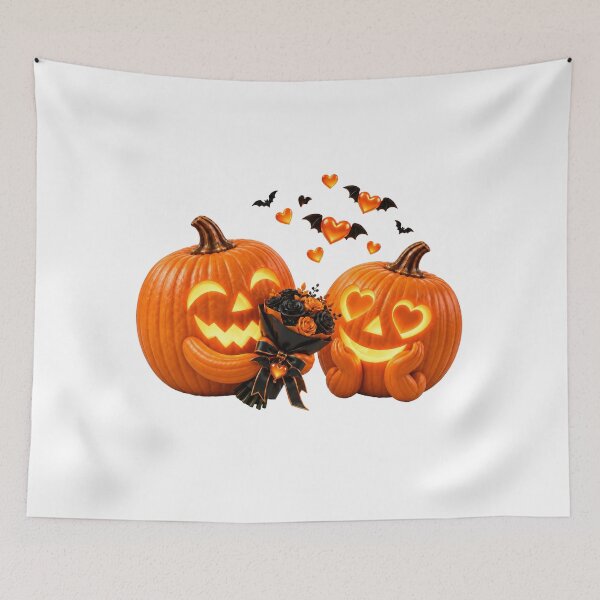Item preview, Pumpkin Hearts in Love designed and sold by DansCreations42.