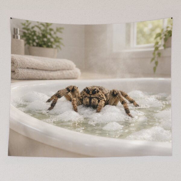 Item preview, Garden Wolf Spider Bathtub designed and sold by Sillytoe.