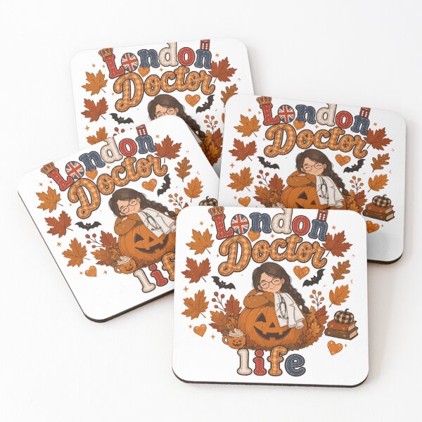 Item preview, London Doctor Life Autumn Pumpkin Halloween designed and sold by TheChalkyFox.