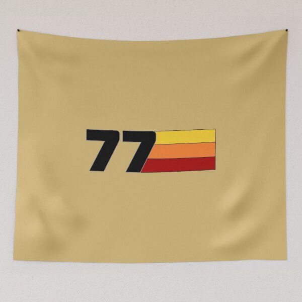 Item preview, 1970s retro 77 and stripes designed and sold by hitNmiss.
