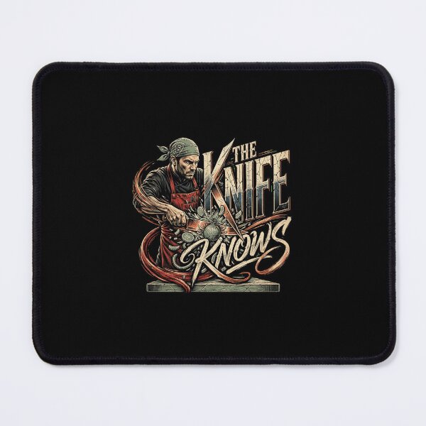 Item preview, The Knife Knows Chef Design, Cook Artwork, Cooking Graphic, Chef Gift, Cook Gift, Kitchen Design, Culinary Art, Chef Life, Professional Chef, Cooking Lover Gift, Kitchen Culture, Vintage Chef . designed and sold by Typologystudios.