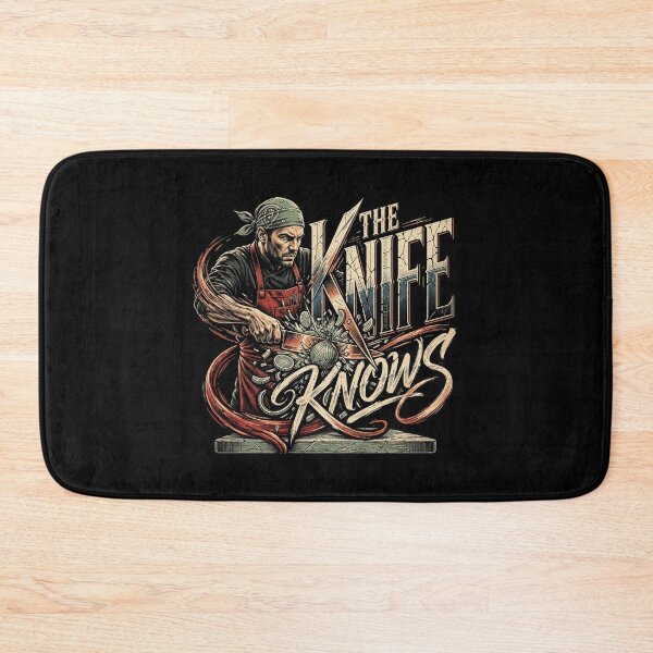 Item preview, The Knife Knows Chef Design, Cook Artwork, Cooking Graphic, Chef Gift, Cook Gift, Kitchen Design, Culinary Art, Chef Life, Professional Chef, Cooking Lover Gift, Kitchen Culture, Vintage Chef . designed and sold by Typologystudios.