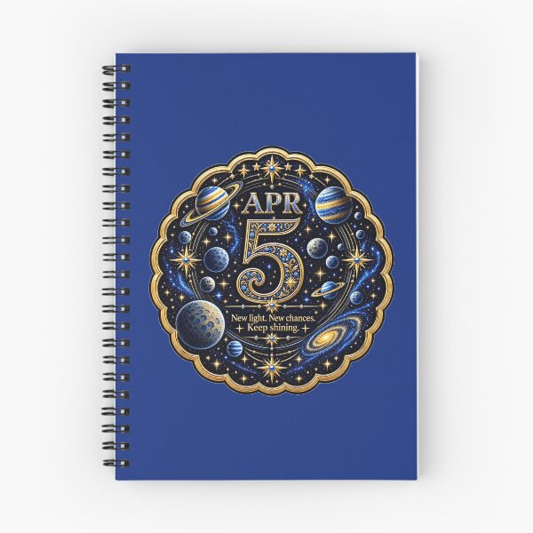 Item preview, April 5 Celestial Birthday Galaxy Design designed and sold by LunaMoments.