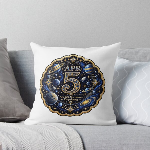Item preview, April 5 Celestial Birthday Galaxy Design designed and sold by LunaMoments.