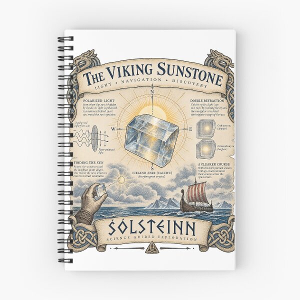 Item preview, Viking Sunstone – Norse Navigation & Polarized Light designed and sold by Past in Threads.