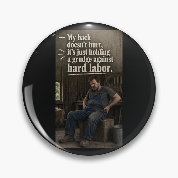 Item preview, My Back Holding Grudge Hard Labor Shirt designed and sold by StudioBilly3000.
