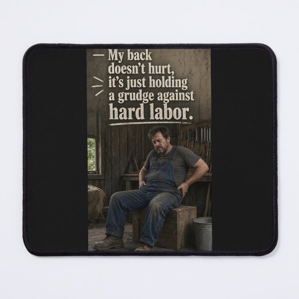 Item preview, My Back Holding Grudge Hard Labor Shirt designed and sold by StudioBilly3000.
