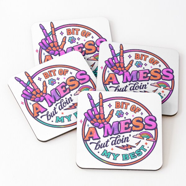 Item preview, "A Bit Of A Mess But..." Funny Saying  designed and sold by DEC02.