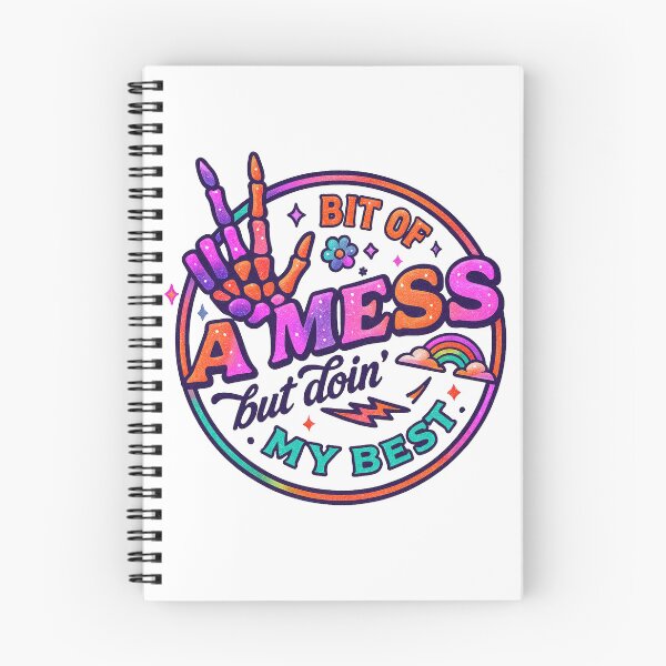 Item preview, "A Bit Of A Mess But..." Funny Saying  designed and sold by DEC02.