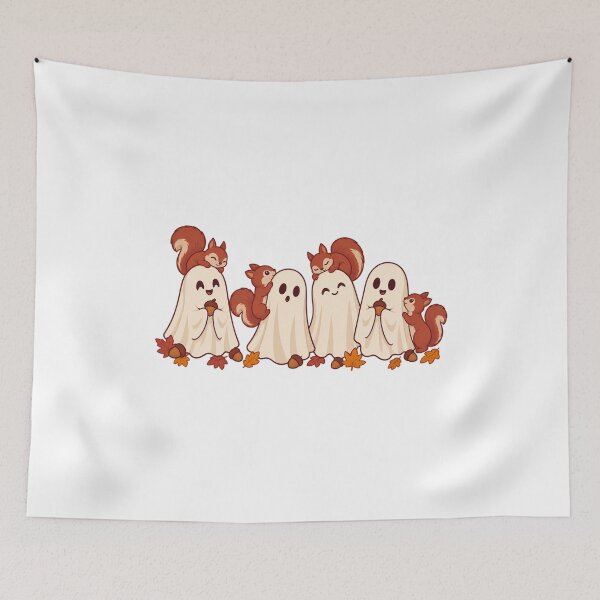 Item preview, Autumn Ghosts and Squirrels designed and sold by LuveraxArt.