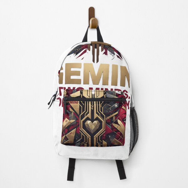 Item preview, Gemini Two Minds One Energy - Cyberpunk Zodiac Astrology Design designed and sold by SupernovaNote.