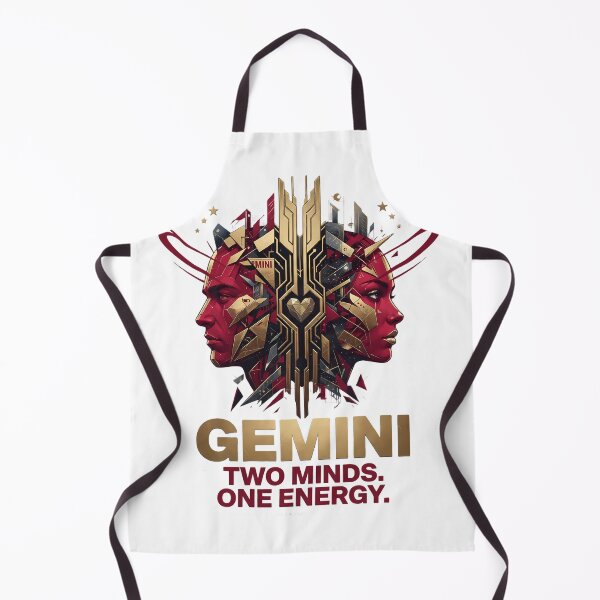 Item preview, Gemini Two Minds One Energy - Cyberpunk Zodiac Astrology Design designed and sold by SupernovaNote.