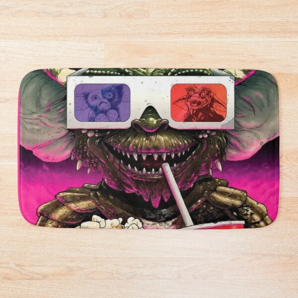 Item preview, Retro Gremlins Movie Theater Scene Stripe Eats Popcorn and Drinks Soda Design designed and sold by MakersFolly.