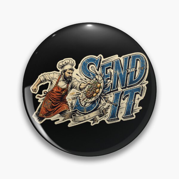 Item preview, Send It Chef Design, Send It Cook Artwork, Send It Cooking Graphic, Chef Gift, Cook Gift, Kitchen Design, Chef Life, Professional Cooking, Culinary Art, Restaurant Kitchen, Cooking Lover Gift designed and sold by Typologystudios.
