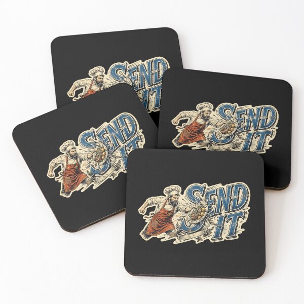Item preview, Send It Chef Design, Send It Cook Artwork, Send It Cooking Graphic, Chef Gift, Cook Gift, Kitchen Design, Chef Life, Professional Cooking, Culinary Art, Restaurant Kitchen, Cooking Lover Gift designed and sold by Typologystudios.