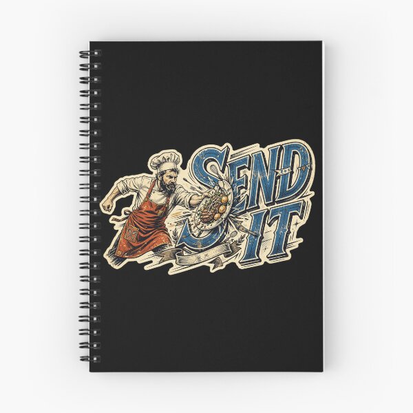 Item preview, Send It Chef Design, Send It Cook Artwork, Send It Cooking Graphic, Chef Gift, Cook Gift, Kitchen Design, Chef Life, Professional Cooking, Culinary Art, Restaurant Kitchen, Cooking Lover Gift designed and sold by Typologystudios.