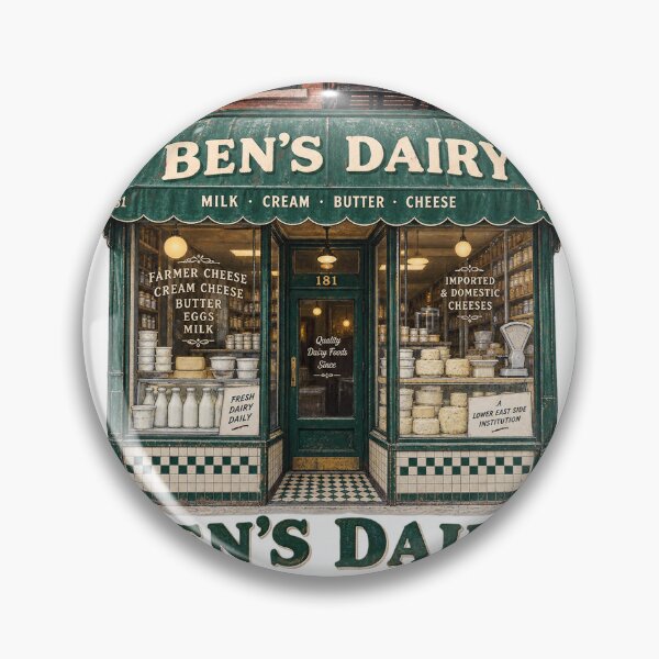 Item preview, Ben’s Dairy – 181 East Houston Street, New York designed and sold by Past in Threads.