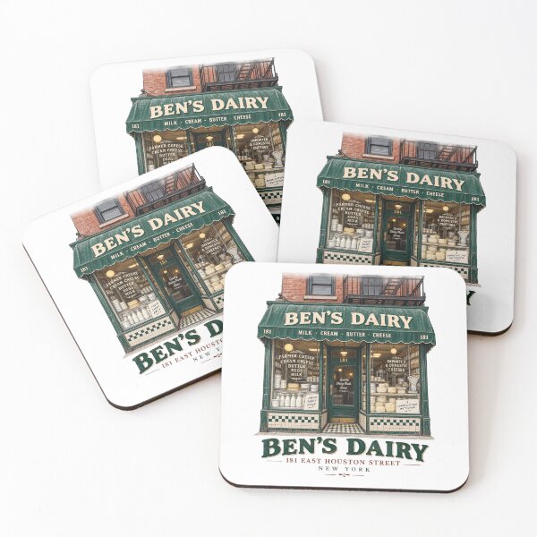 Item preview, Ben’s Dairy – 181 East Houston Street, New York designed and sold by Past in Threads.