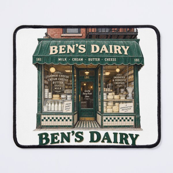 Item preview, Ben’s Dairy – 181 East Houston Street, New York designed and sold by Past in Threads.