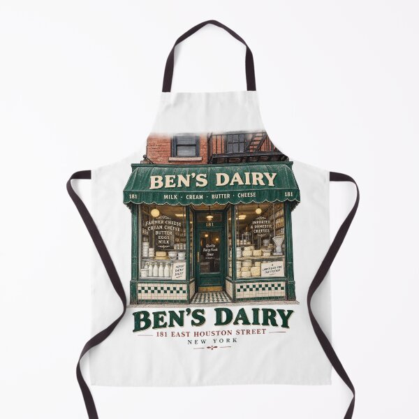 Item preview, Ben’s Dairy – 181 East Houston Street, New York designed and sold by Past in Threads.