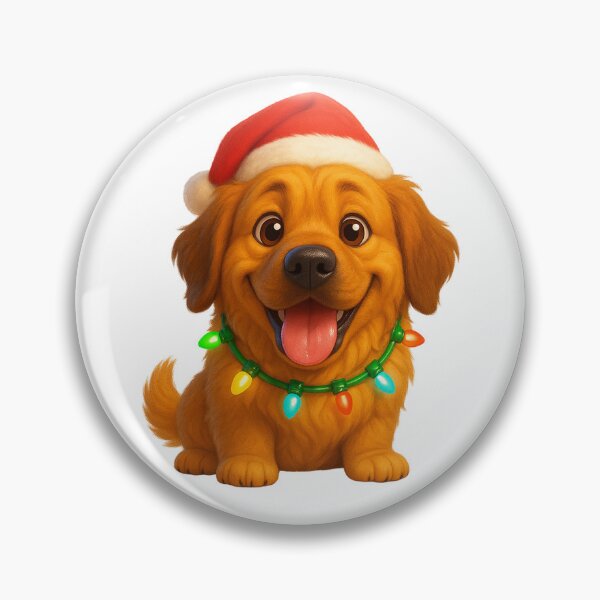 Item preview, Golden Newfie Christmas Lights designed and sold by Sillytoe.