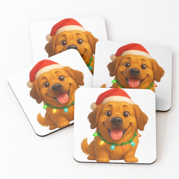 Item preview, Golden Newfie Christmas Lights designed and sold by Sillytoe.