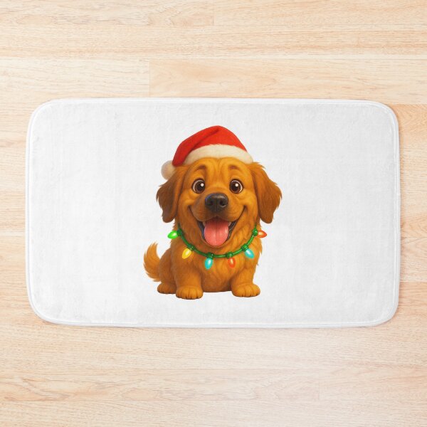 Item preview, Golden Newfie Christmas Lights designed and sold by Sillytoe.