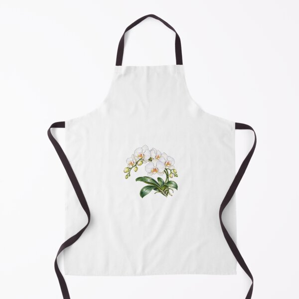 Item preview, Moon Orchid Phalaenopsis Amabilis Floral Botanical Art designed and sold by Ink-Whiskers.