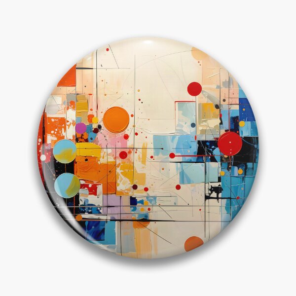 Item preview, Architectural Mid Century Geometric Abstract designed and sold by Vicky Brago-Mitchell®.
