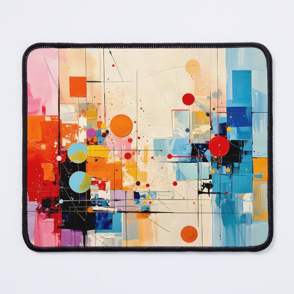 Item preview, Architectural Mid Century Geometric Abstract designed and sold by Vicky Brago-Mitchell®.