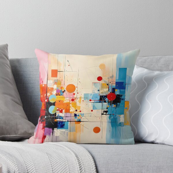 Item preview, Architectural Mid Century Geometric Abstract designed and sold by Vicky Brago-Mitchell®.