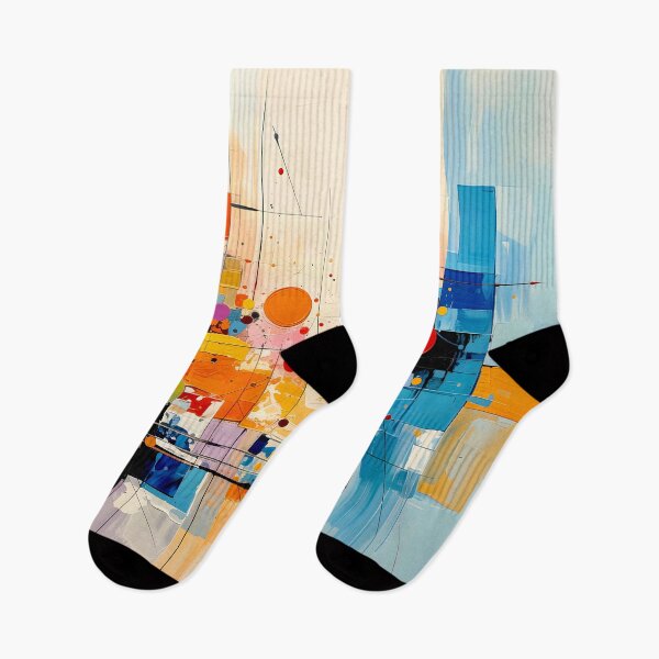 Item preview, Architectural Mid Century Geometric Abstract designed and sold by Vicky Brago-Mitchell®.