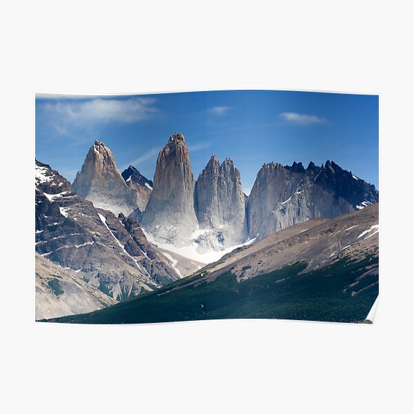Torres del Paine, Patagonia Poster