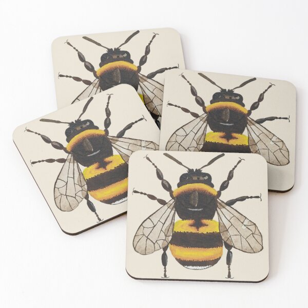 Item preview, Little Bee – Watercolor Insect Illustration designed and sold by Greitas.