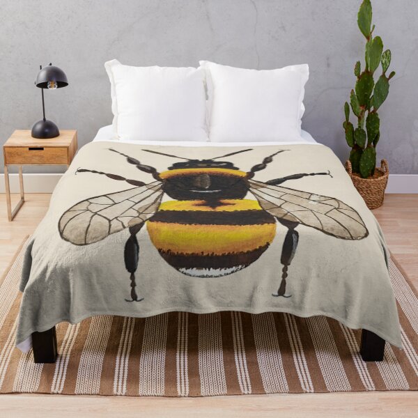 Item preview, Little Bee – Watercolor Insect Illustration designed and sold by Greitas.