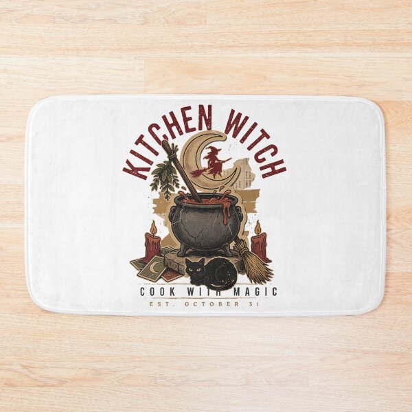 Item preview, Kitchen Witch Cook With Magic Halloween Design Graphic Tee v3 designed and sold by DarylWelsh2024.