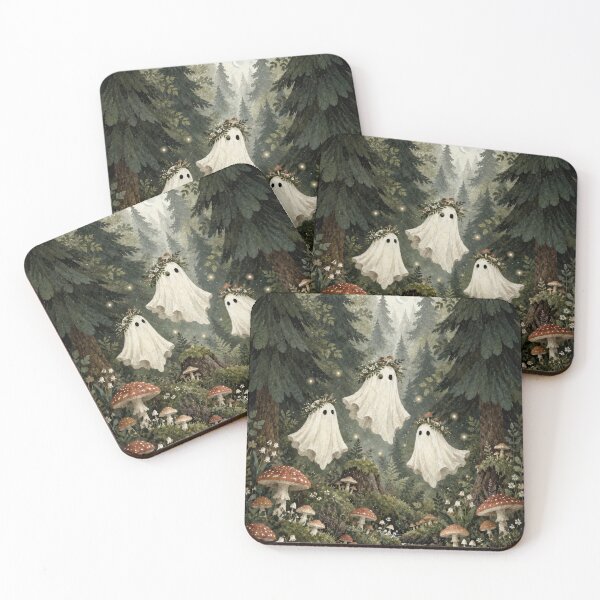 Item preview, Ghost Levitating Above Mushroom Forest designed and sold by scicilysimonee.