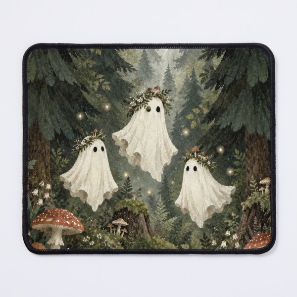 Item preview, Ghost Levitating Above Mushroom Forest designed and sold by scicilysimonee.