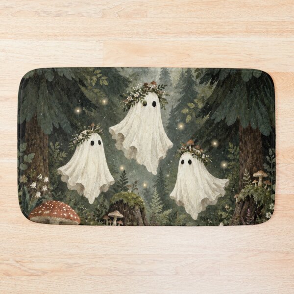 Item preview, Ghost Levitating Above Mushroom Forest designed and sold by scicilysimonee.
