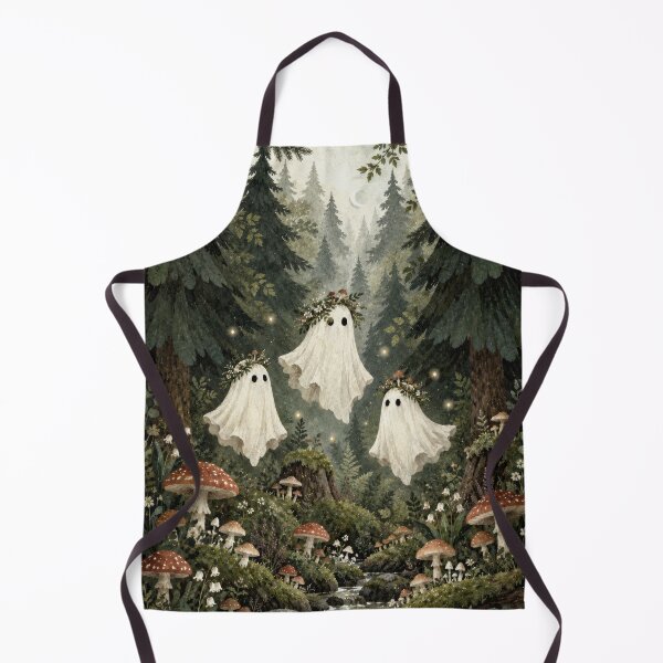 Item preview, Ghost Levitating Above Mushroom Forest designed and sold by scicilysimonee.