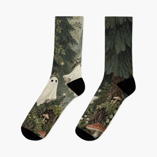 Item preview, Ghost Levitating Above Mushroom Forest designed and sold by scicilysimonee.