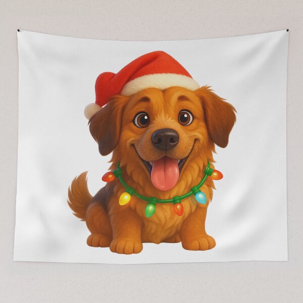 Item preview, Golden Retriever Mix Christmas designed and sold by Sillytoe.