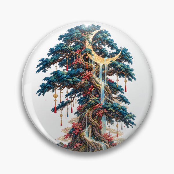 Item preview, The Tree That Drank the Moon | Japanese Fantasy Art designed and sold by Substance_life.
