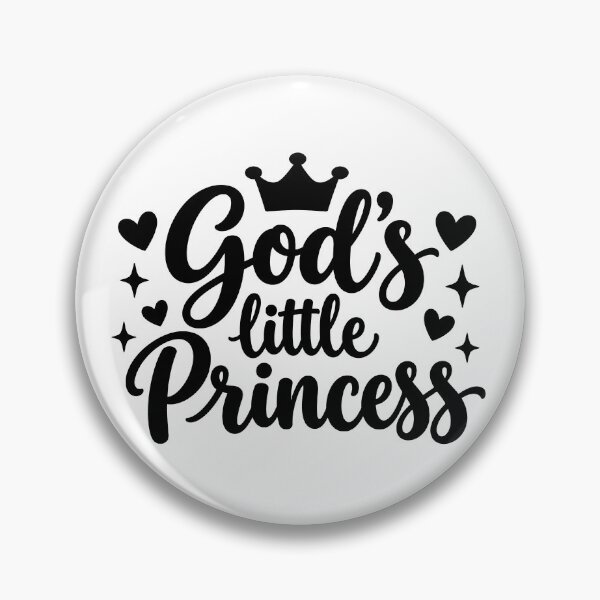 Item preview, gods little princess crown stars hearts love  designed and sold by OCD_JESSICA.