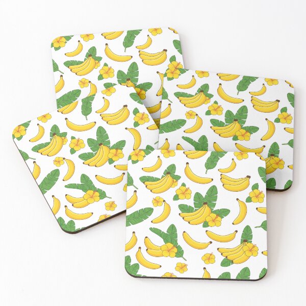 Item preview, Tropical Banana And Hibiscus Flower Pattern    designed and sold by Owcomm.