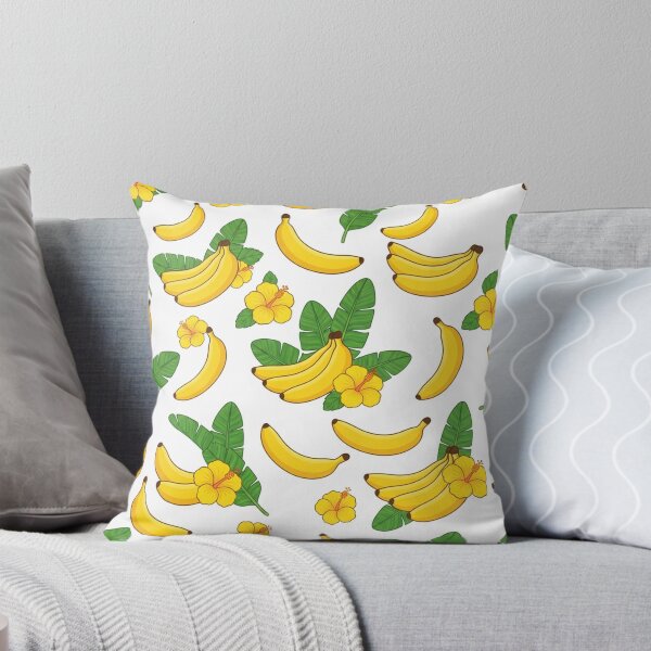 Item preview, Tropical Banana And Hibiscus Flower Pattern    designed and sold by Owcomm.