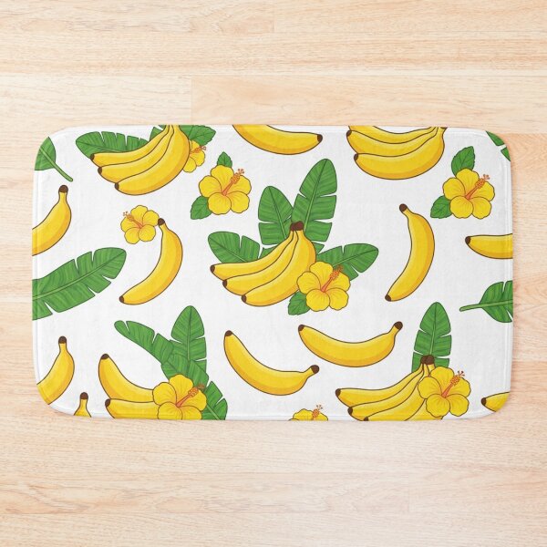 Item preview, Tropical Banana And Hibiscus Flower Pattern    designed and sold by Owcomm.