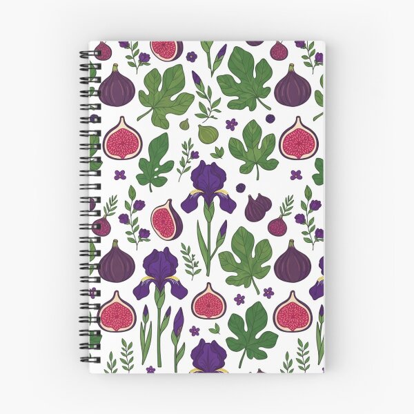 Item preview, Botanical Fig Fruit And Iris Pattern designed and sold by Owcomm.